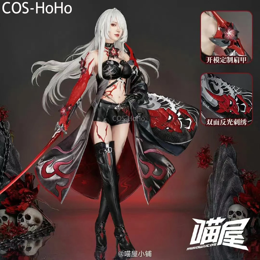 

COS-HoHo Honkai: Star Rail Acheron Fade Skin Game Suit Gorgeous Uniform Cosplay Costume Halloween Party Role Play Outfit Women