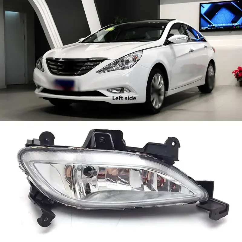 

Светодиодные дневные ходовые огни DRL, противотуманные фары в сборе для Hyundai Sonata 2011-2012, дневные фонари