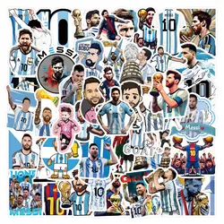50Pcs Lionel Messi  Stickers Messi  DIY Stickers Scrapbooking Phone Luggage Skateboard Waterproof Decals