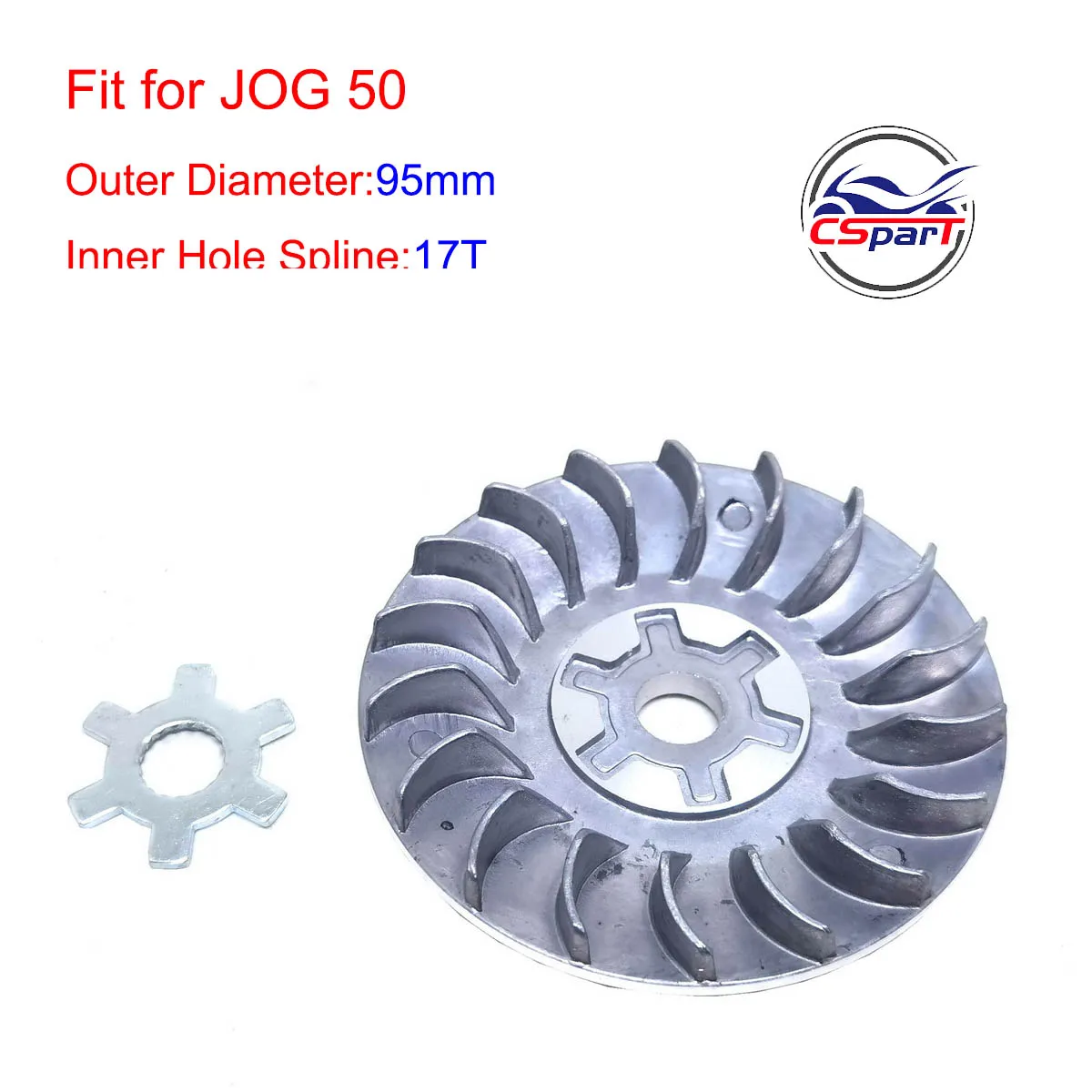 95MM 15T 17T CVT variatore ventola per Yamaha JOG 50 90 100 1 pe40qmb 4DM Vento ZIP Keeway F-act Matrix Flash ARNATV Buggy Scooter