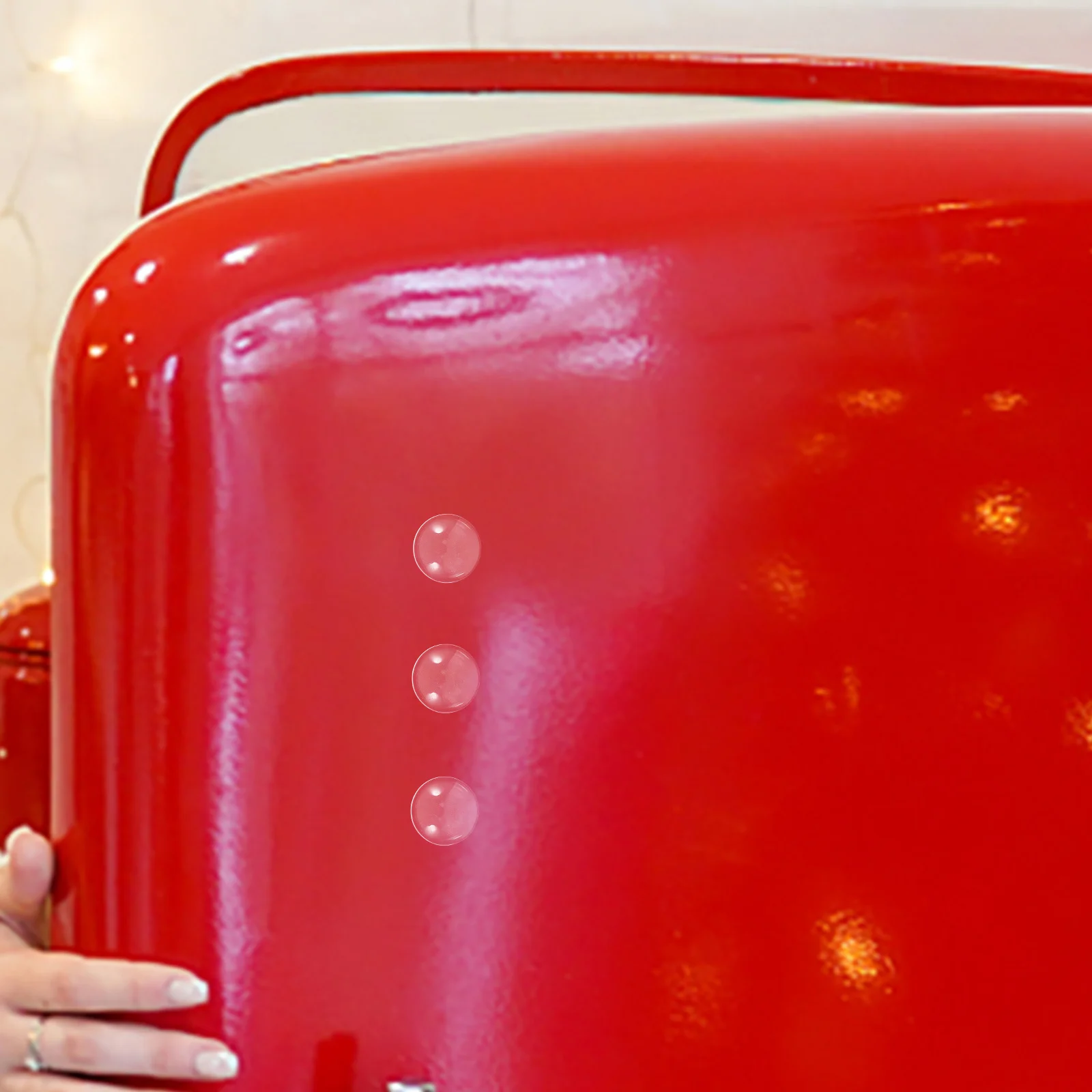 

100pcs Glass Cabochon 20Mm White Clear Beads For Refrigerator Stickers Home Decor Diy Jewelry Making Crafts Supplies