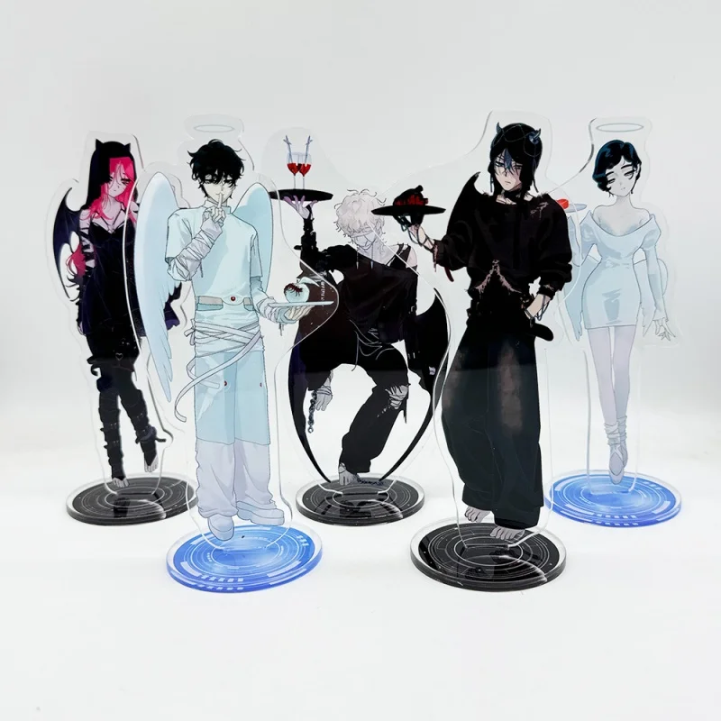Articles sur le thème Alien Stage Angel Demon : Till, Ivan, Sua, Mizi, Hyuna, Luka - Figurines en acrylique, badges, décorations de bureau, cadeaux d'anniversaire