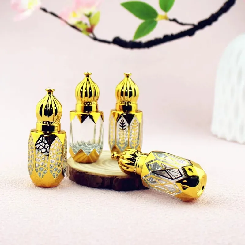 10/30pcs Essential Oil Roll On Bottles 3ml 6ml Glass Roller Bottles Empty Refillable Bottles Perfume Containers Sample Test Vial