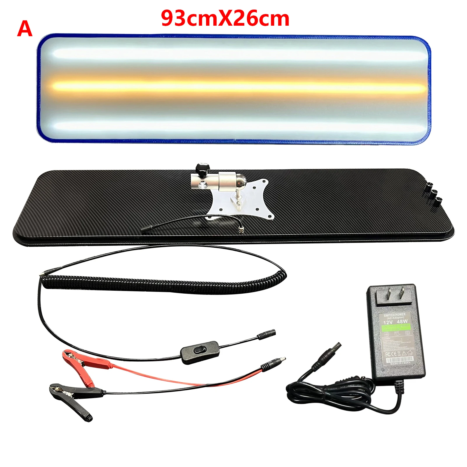 93*26cm Heavy Duty PDR Light Panel, Magnetic Connector on the Back for Direct Use with the Stand