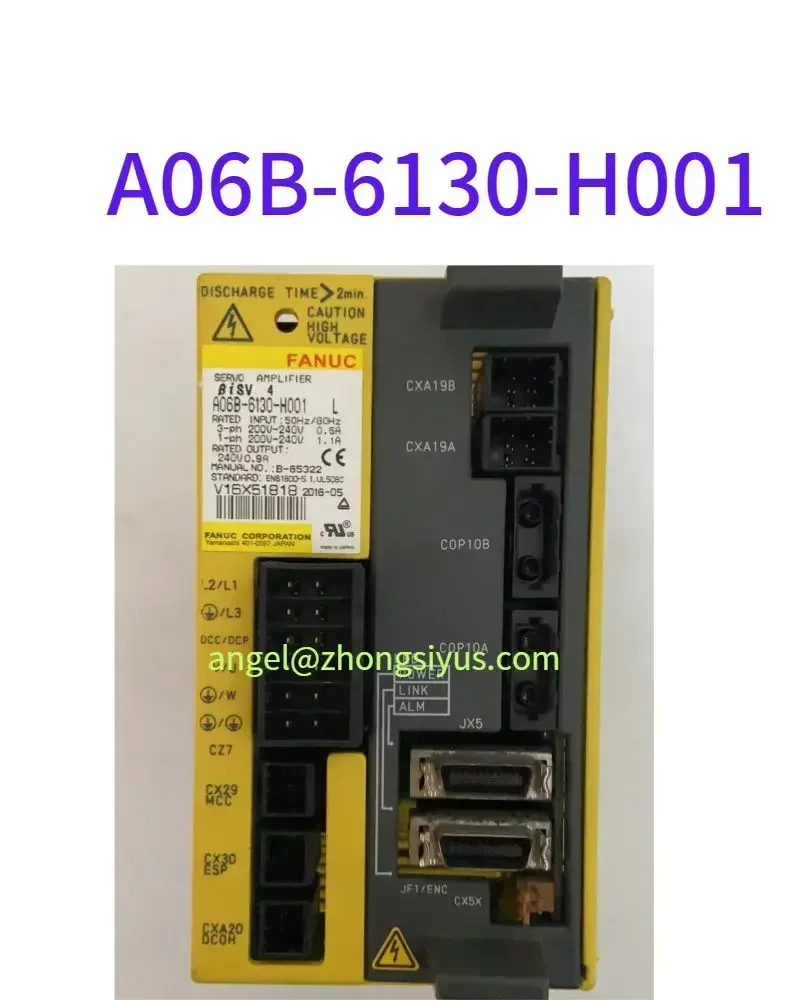 

A06B-6130-H001 Б/у сервоусилитель Fanuc для станков с ЧПУ