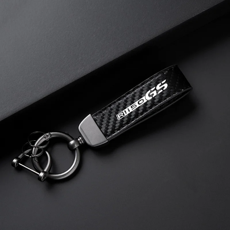 For BMW R1150GS R1150RS R1150RT R1150 GS RS RT New Classic Motocycle Keychain Holder Keyring Logo Carbon Fiber Accessories