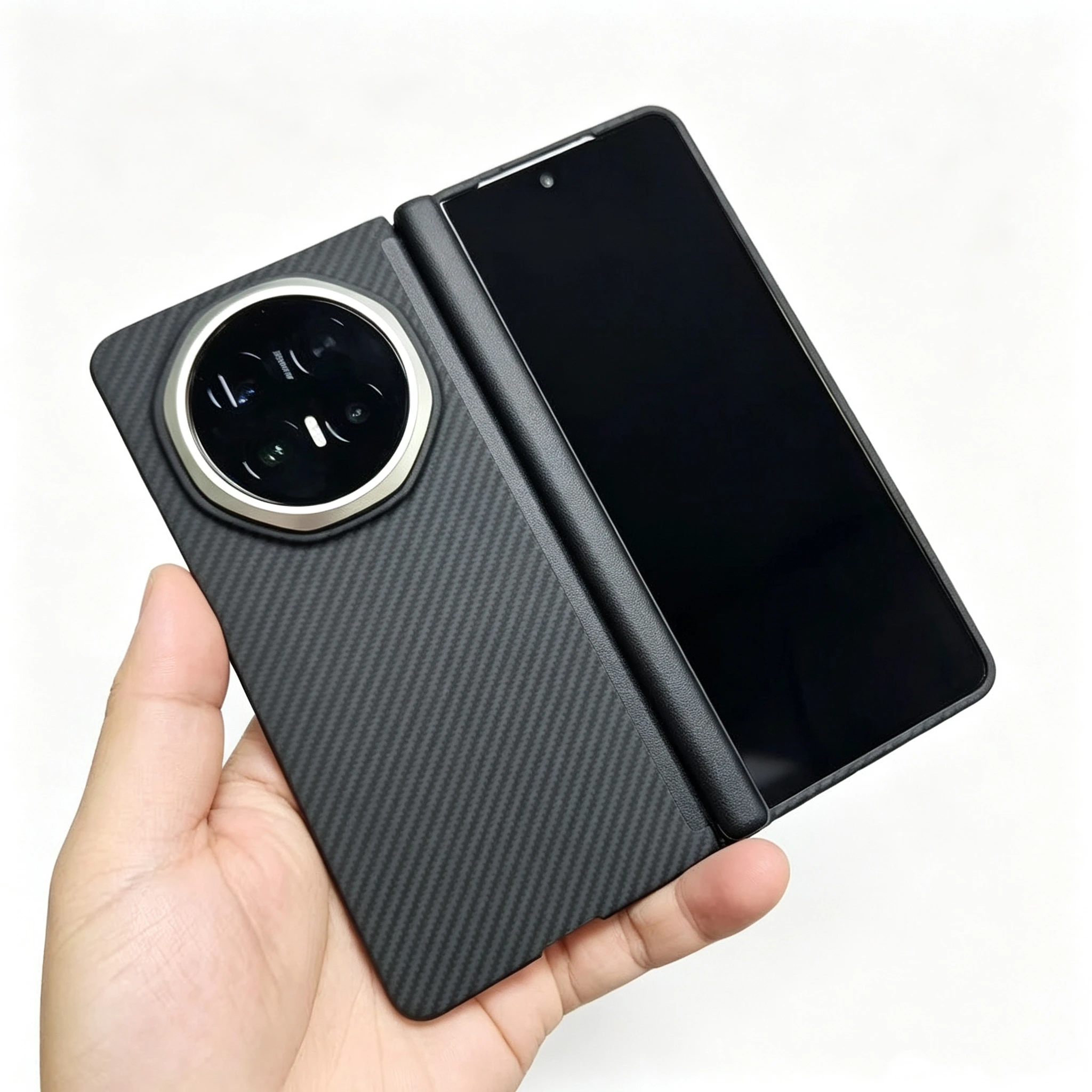 Ультратонкий чехол For Honor Magic V6 V5 с магнитной фиксацией Magsafe для Huawei Mate X7 X6 X5 X3 Pura X Max, чехол из арамидного углеродного волокна