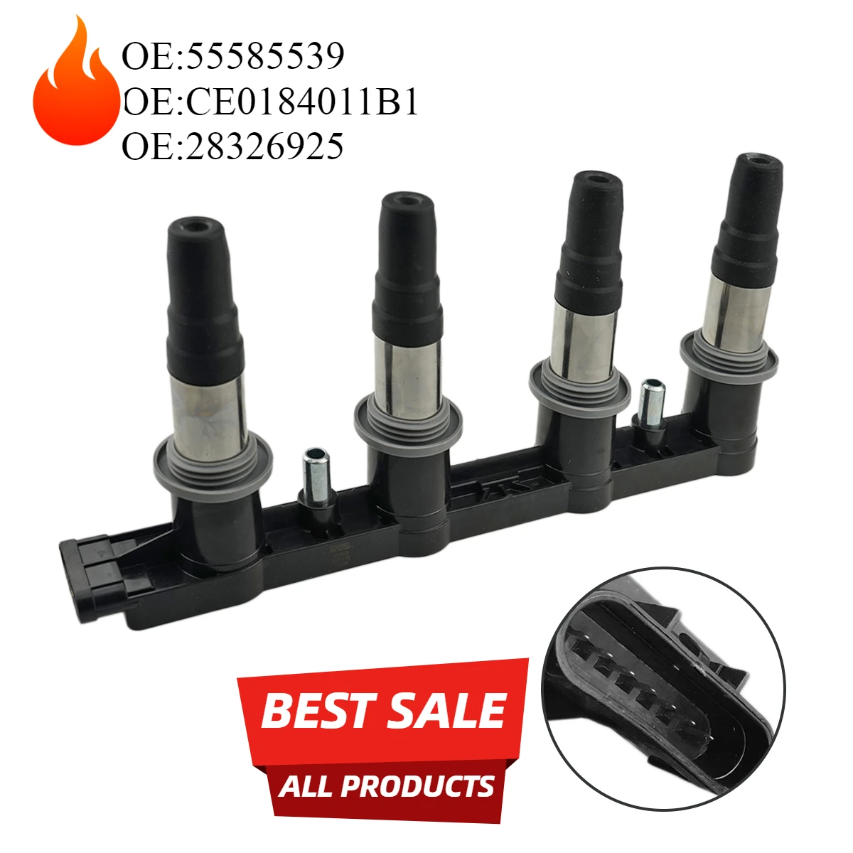 Auto Ignition Coil For CHEVROLET CRUZE (J300) 2009 (J305) 2010 (J308) 2012 ORLANDO (J309) 2010 55570160 55585539