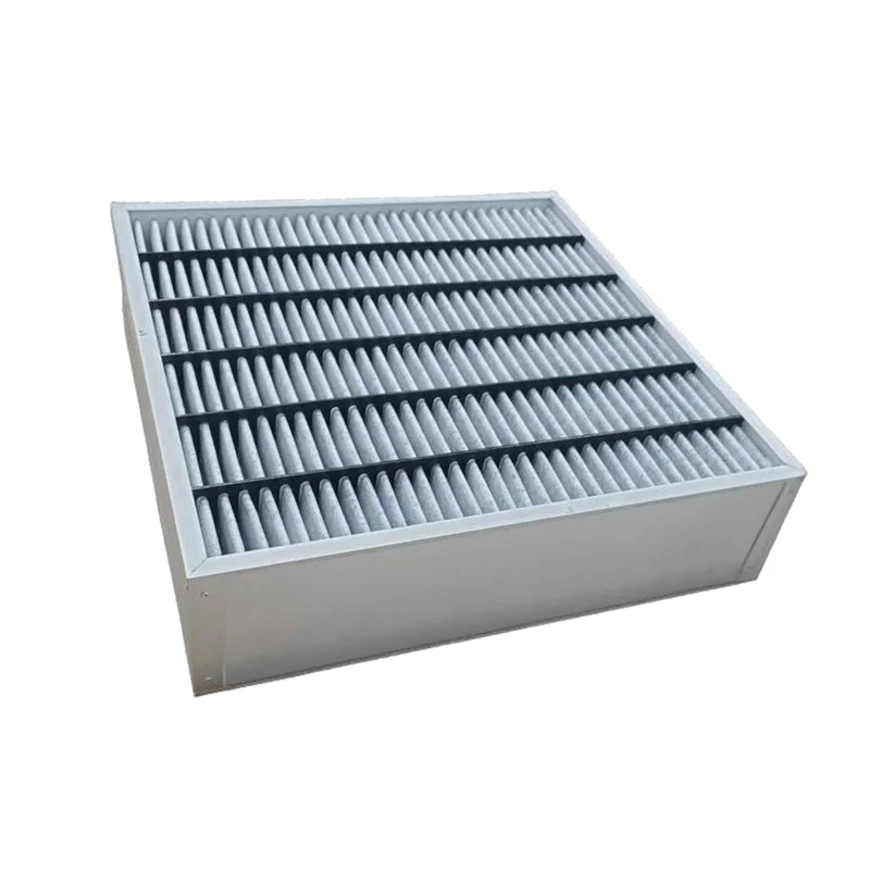 Activated carbon chemical filter plate acid removal primary chemical filter