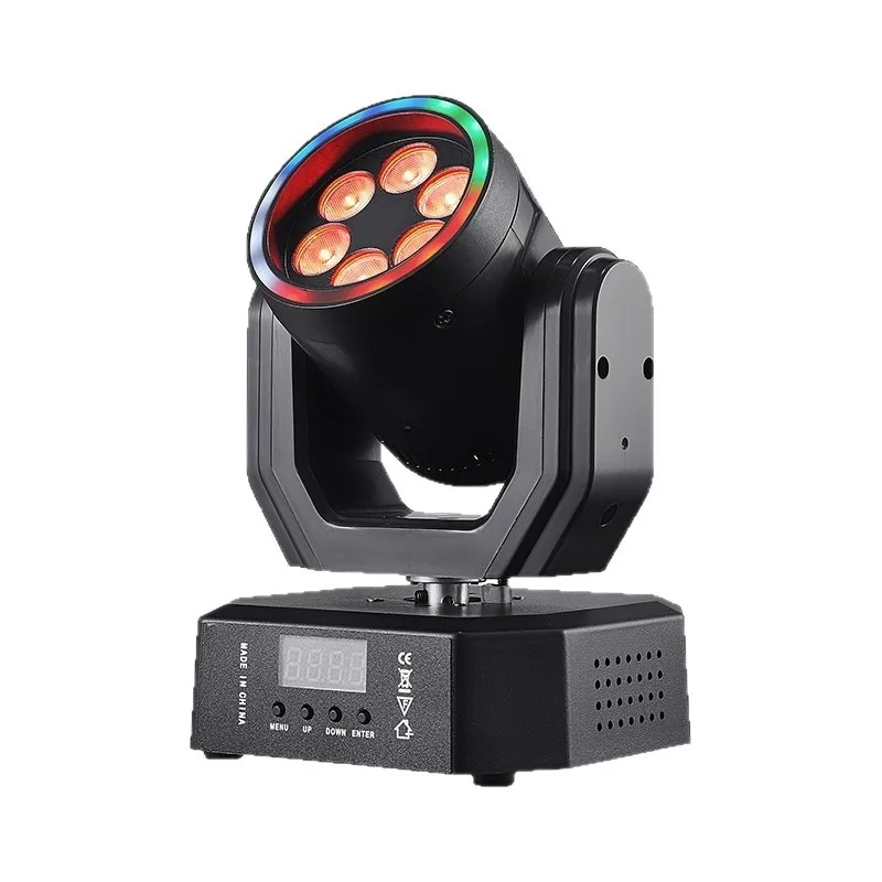 Mini luces LED de discoteca de 30W RGBW con control remoto, equipo de DJ DMX512, iluminación de escenario para fiestas, clubes, eventos y bailes.