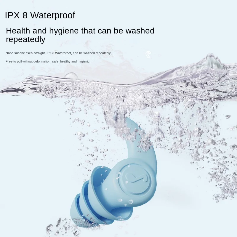 Soundproof Earplugs For Sleeping Soft Silicone Ear Muffs Noise Protection Travel Reusable Protection Sound Blocking ear plugs