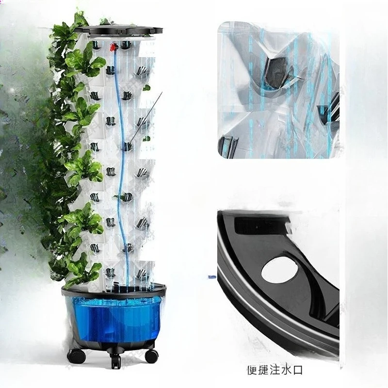 نظام زراعة عمودي بدون تربة برج الأناناس المائي الدفيئة زراعة الفواكه والخضروات