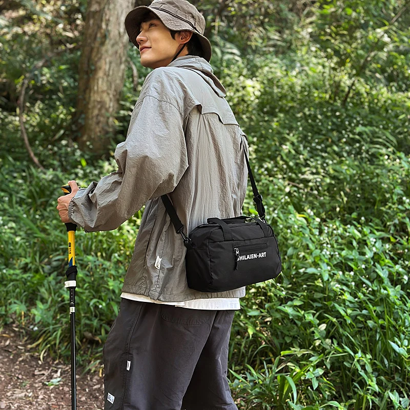 Outdoor Nylon Bowling Bag Lightweight Wear-resistant Crossbody