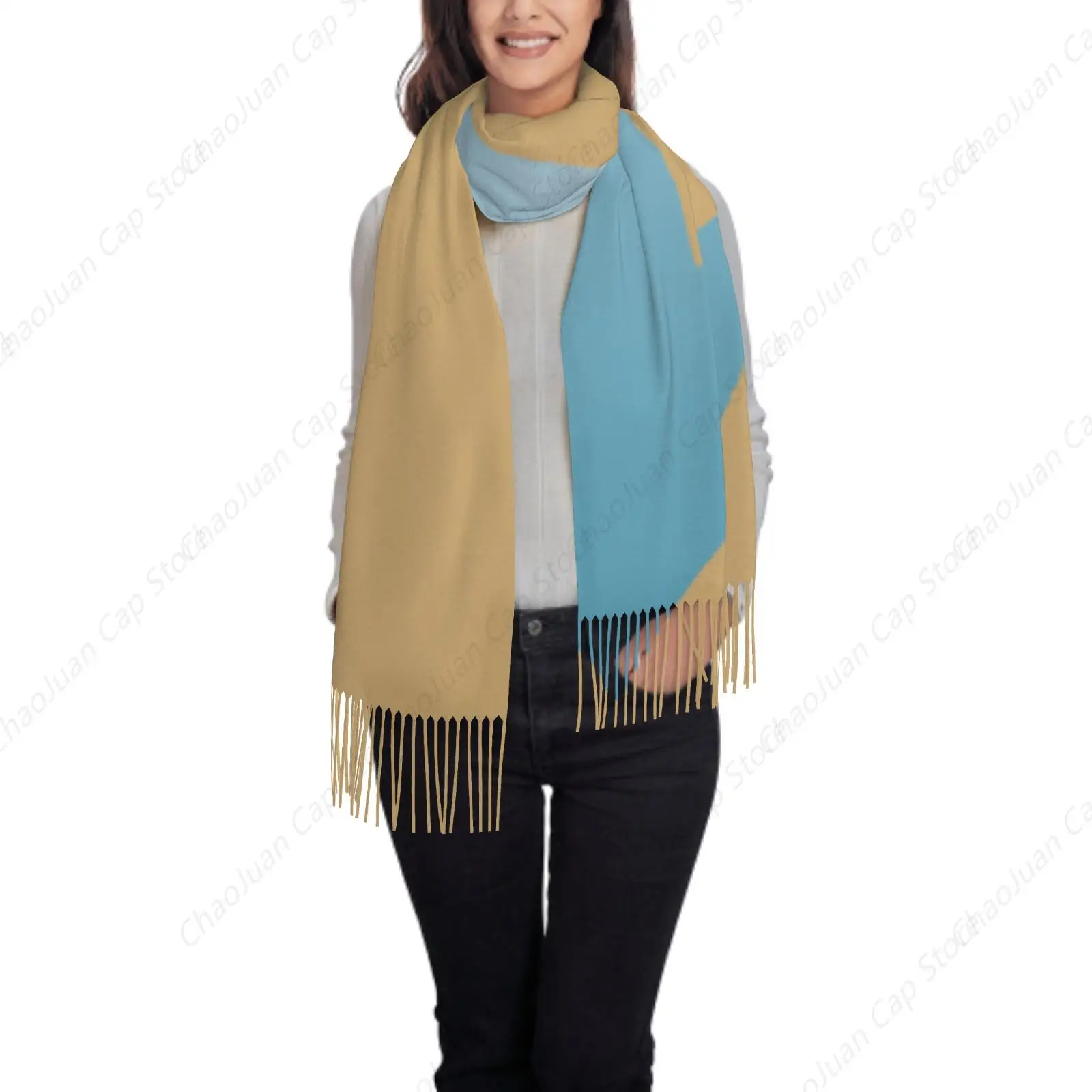 

Цветной блочный лоскутный принт, кашемировый зимний шарф, модное мягкое теплое женское одеяло, шаль, накидка