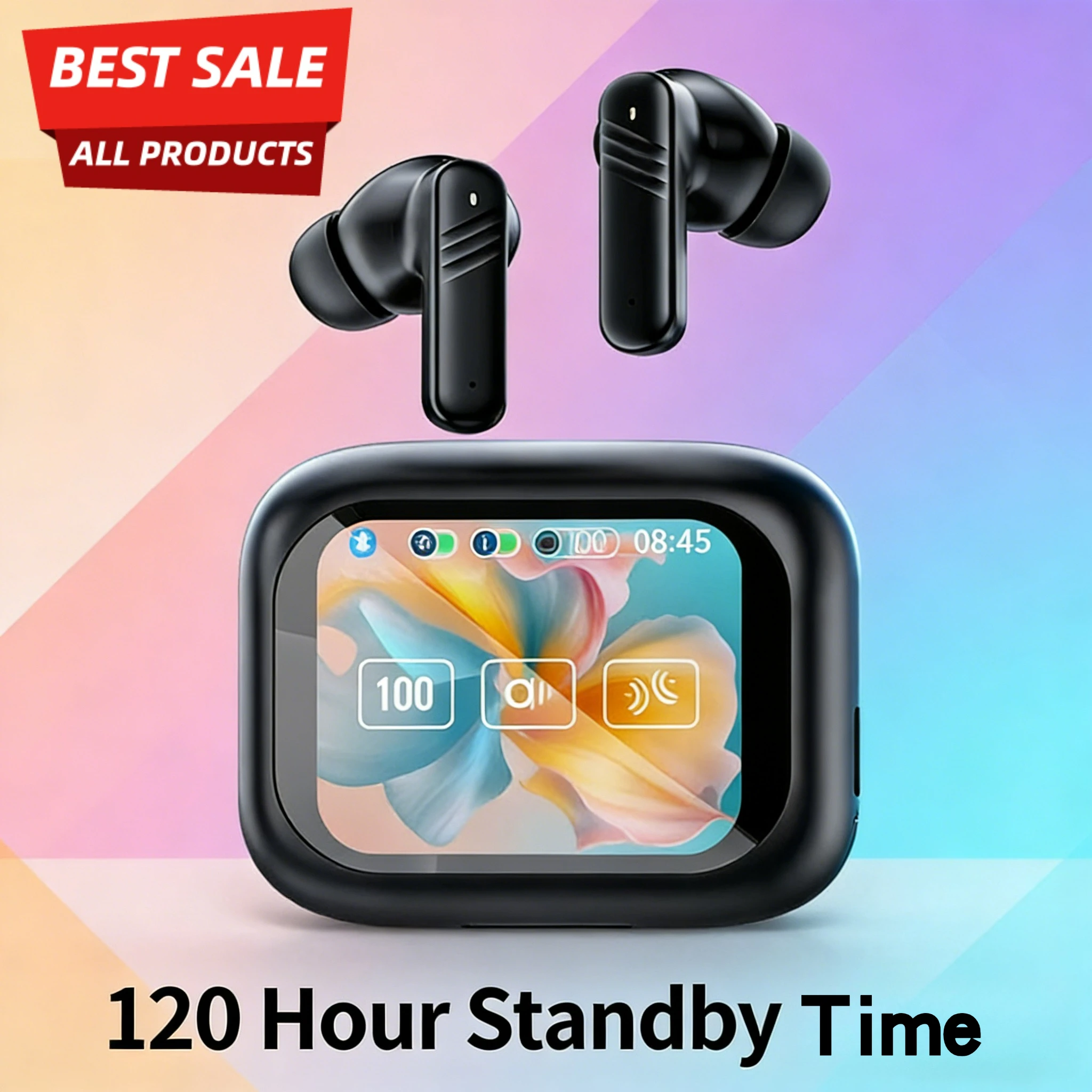 

Portable 2026 Flagship ANC Earbuds AI Translator 100 Languages Touch Control Fast Charge 40H Playtime for Music Gaming Movies