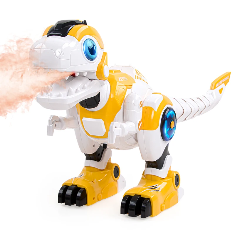 67CM grand Simulation Spray marche télécommande dinosaure jet d'eau musique danse intelligente Mecha dinosaure Robot jouet cadeaux