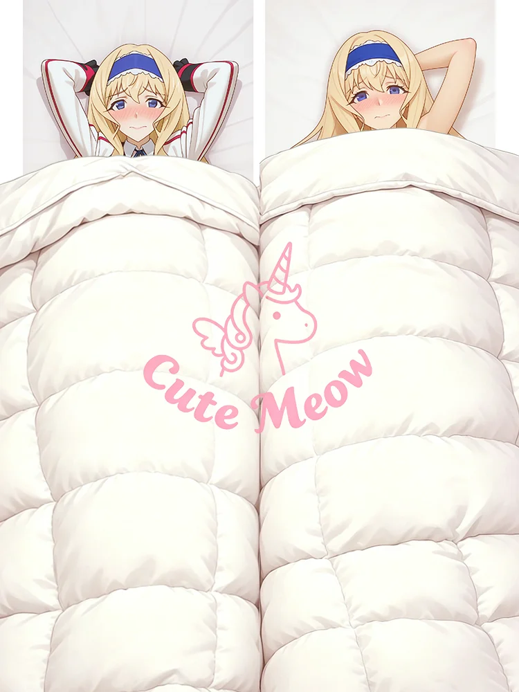 Cecilia Alcott Dakimakura anime DIY girl Double-sided Print Life-size body pillows cover Adult pillowcase