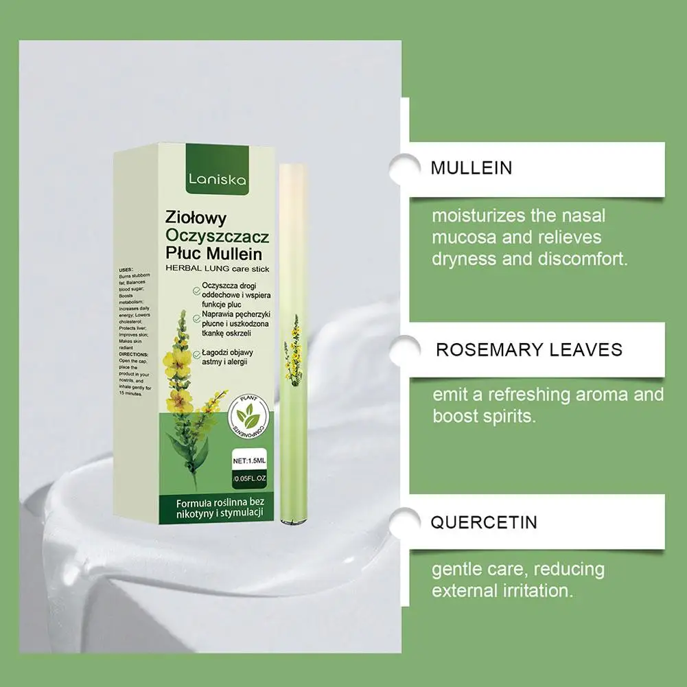 1/3/5/10 قطعة 1.5 مللي عصا استنشاق مهدئة عشبية الناشر القلم تنقية العناية التنفسي وكيل المطهر العشبية الرئة الرعاية عصا #4