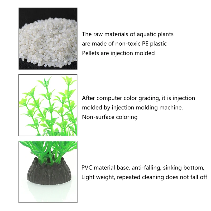 Simulated Artificial Plant Aquarium Plastic Weeds Aquarium Accessories Fish Tank Decorations Ornament