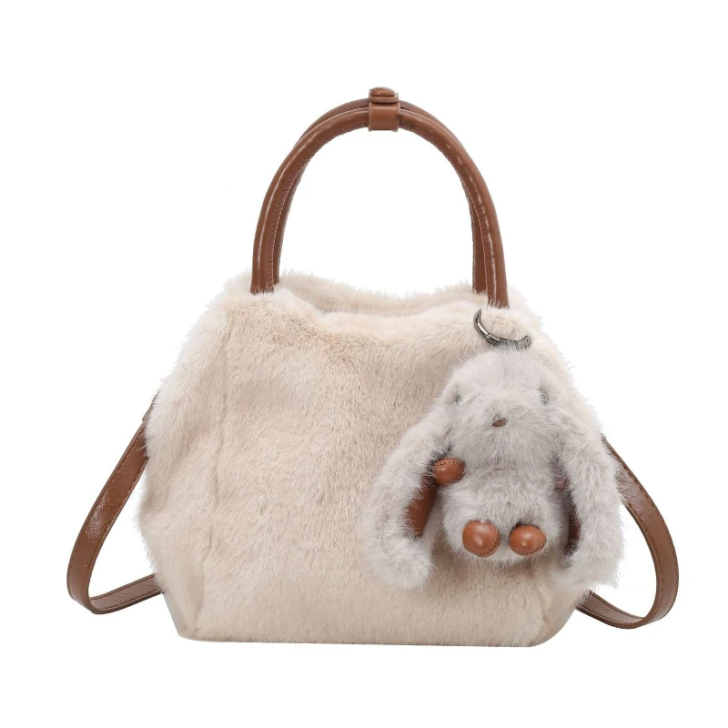 

Роскошная женская сумка из искусственного меха, плюшевая сумка через плечо, зимняя пушистая сумка высокого качества, сумка высокого качества в Гуанчжоу