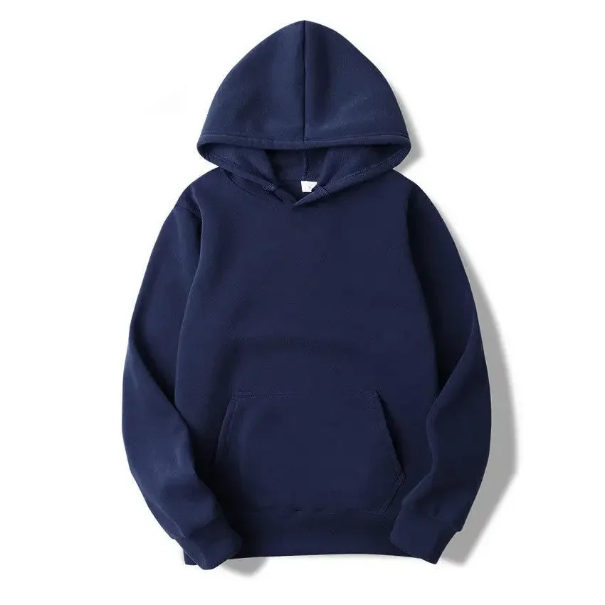 Unisex Einfarbiger Pullover Fleece-Hoodie Großhandel Schwarzer Kapuzenpullover Herren Günstiger Sublimationsdruck Lässiger Streetwear-Hoodie – Detail 4