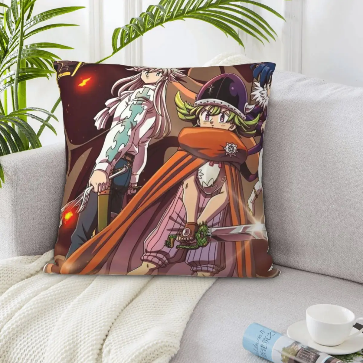 

The Seven Deadly Sins Anime 002177 Home Decor Cushion Covers Ornamental Pillows Dakimakura Pillow Case Pillow Cover