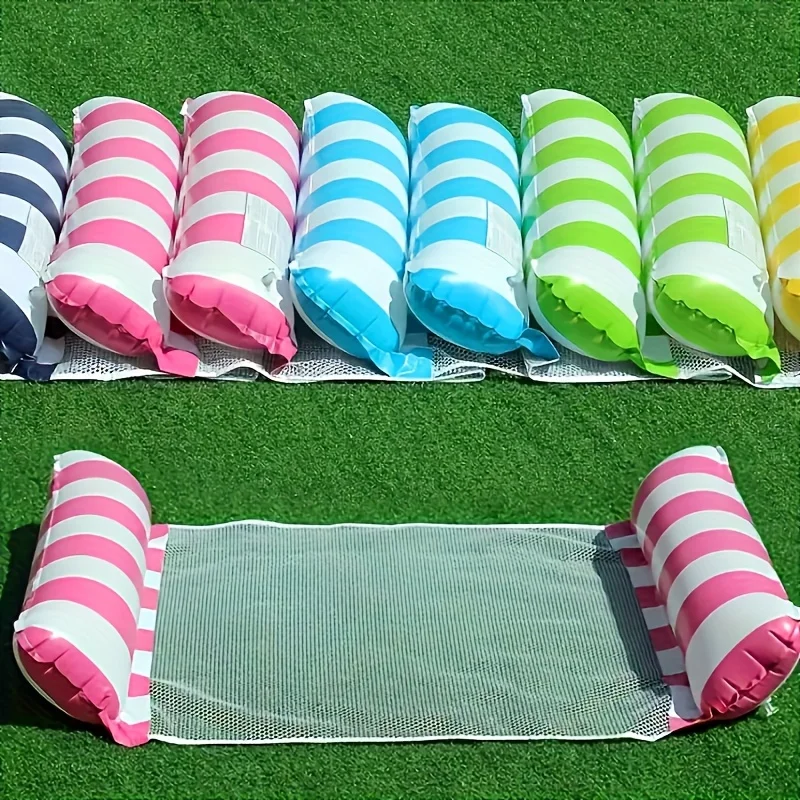 

3pcs/set Multifunctional PVC Pool Float Bed | For Adult Pools, Beach and Other Water Activities, For Travel and Home Pool Use