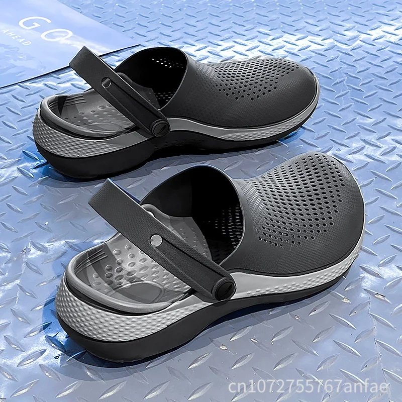 Sandales d'été antidérapantes pour hommes, pour usage extérieur, grandes tailles, tongs de plage sportives