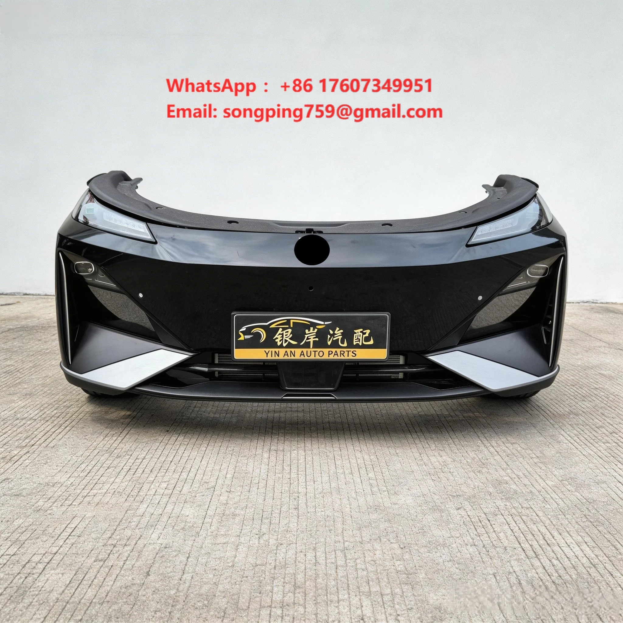 For Changan Deepal S07 Front End Nose Cut Assembly Bumper with LED Headlight Radiator Support Grille Used Auto Parts for Changan