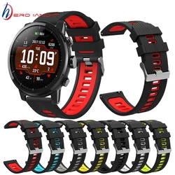 22MM miękki z silikonu do wymiany pasek do Amazfit Stratos 3 2/2s Smartwatch smartband z zegarkiem do Amazfit Pace Watch akcesoria