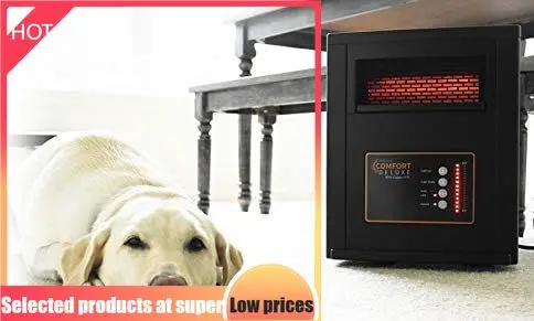 

Competitive Item-Comfort Deluxe By , With Copper PTC, Infrared Space Heater With Remote,1500W,ETL Listed With High And Low Setti