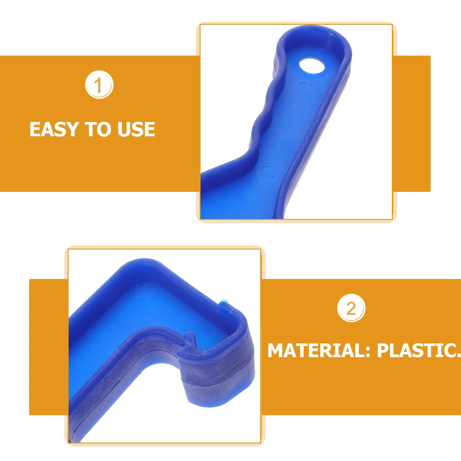

4Pcs Bucket Opener Paint Can Wrench Tool Lightweight Plastic AntiRust For Garage Lid Remover Home Shop Use