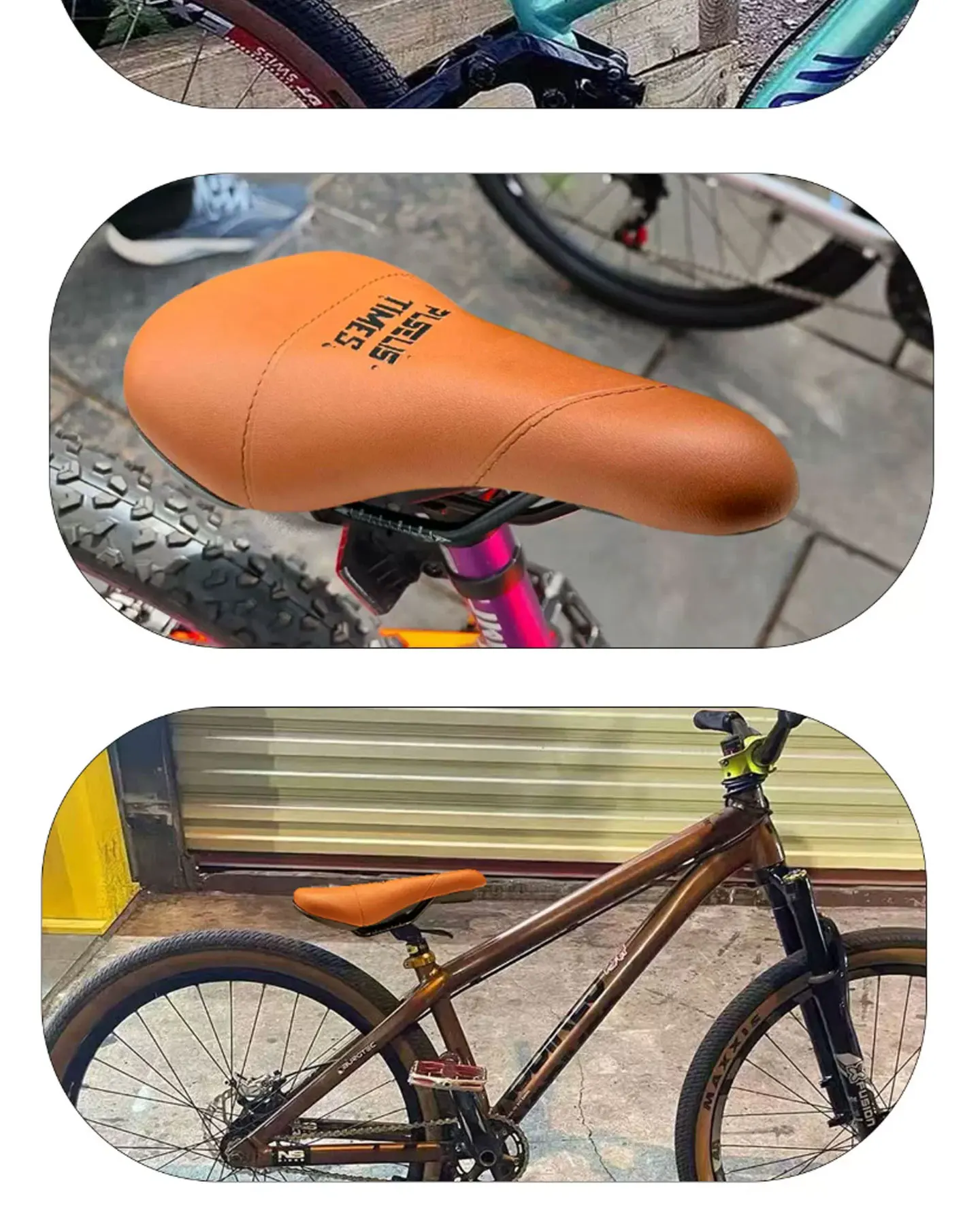 PLSELIS Mountainbike-Sitztasche, weich, bequem, geneigt, Fahrradzubehör, Wiegen 260 g, leichte Reitausrüstung – Detail 15