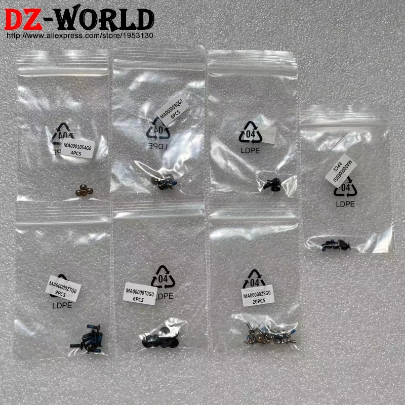 Screw Kit for Lenovo Thinkpad E470 E470c E475 Laptop 01HW722
