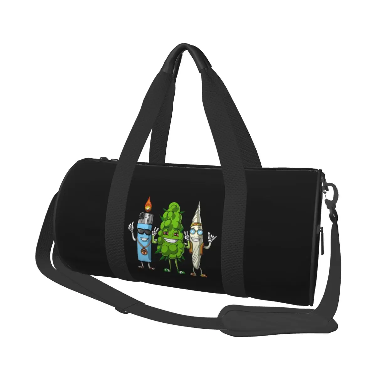 

Weed Bud Joint Lighter Large Duffle Gym Bag Multi-Functional Duffle Travel Bags Handbags Fitness bag