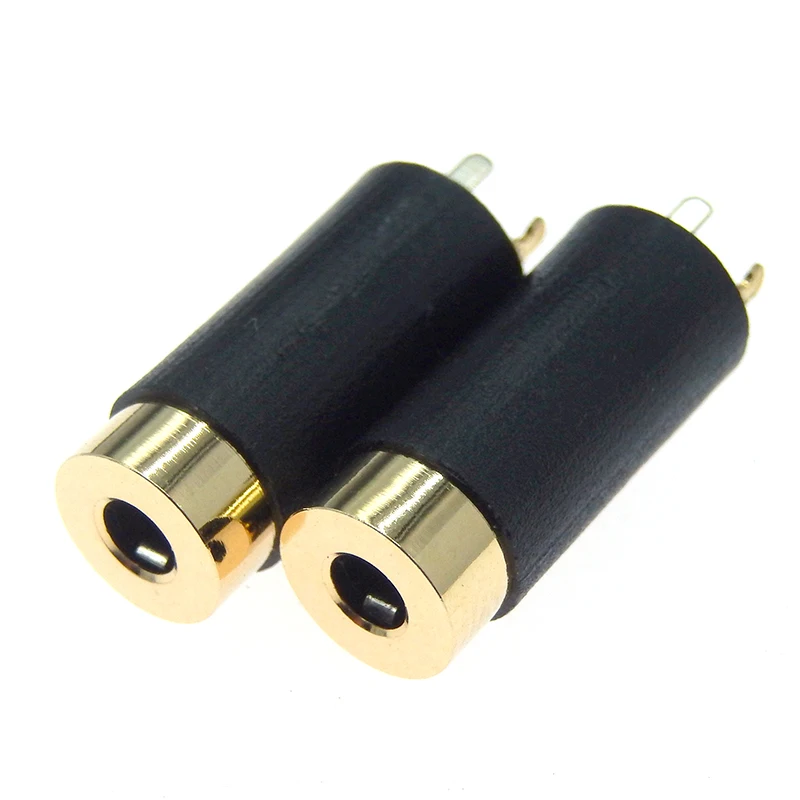 2pcs  2.5mm 4 Pole Stereo Female Socket Jack Socket 2.5 Dual Channel Jack 4 Pole Female Audio Jack For Headphone