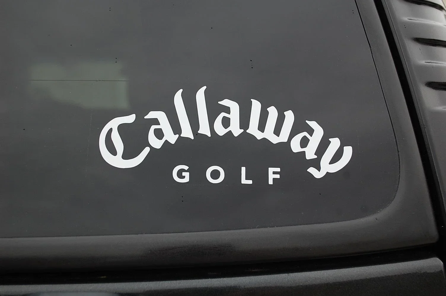 For Callaway Golf Sticker Vinyl Decal Golfing Cart Car Truck Window Pick Size (V386)