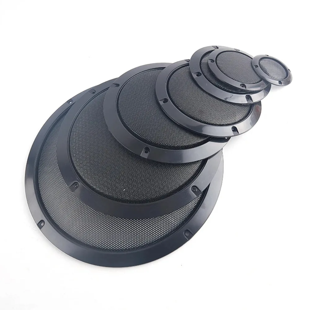 1Pc 2/3/4/5/6.5/8 Inch Speaker Net Cover High-grade Car Home Mesh Enclosure Speakers Plastic Frame Metal Iron Wire Grilles