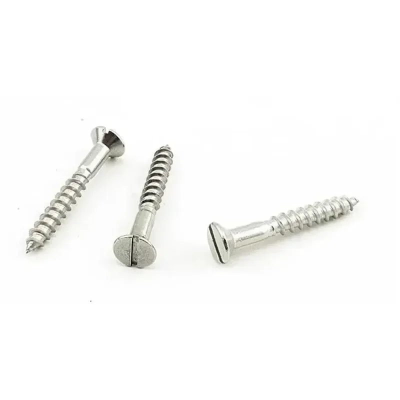 

XUiZRkQG 30pcs M3.5 steel Slotted countersunk head screw sheet metal screws self tapping bolts 16mm-30mm length