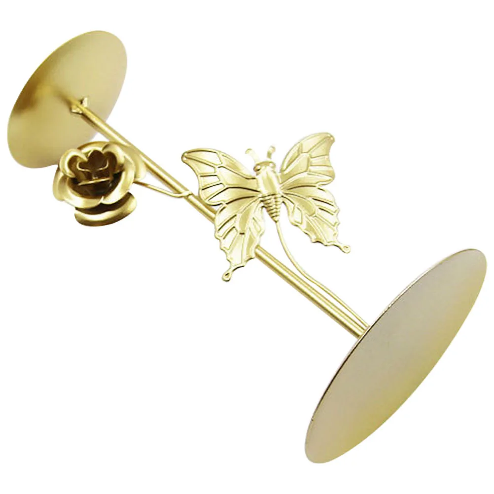 

Vintage Metal Holder Tabletop Decorative Candlestick Stand For Weddings Xmas Party Home Decor Retro Holder Pillar