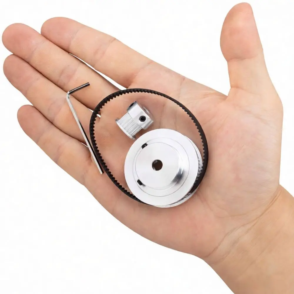 High Quality 2GT Timing Pulley Aluminum Alloy Gear For Small Motor Drive System 5mm 8mm 10mm Bore Width 6mm Precision Component
