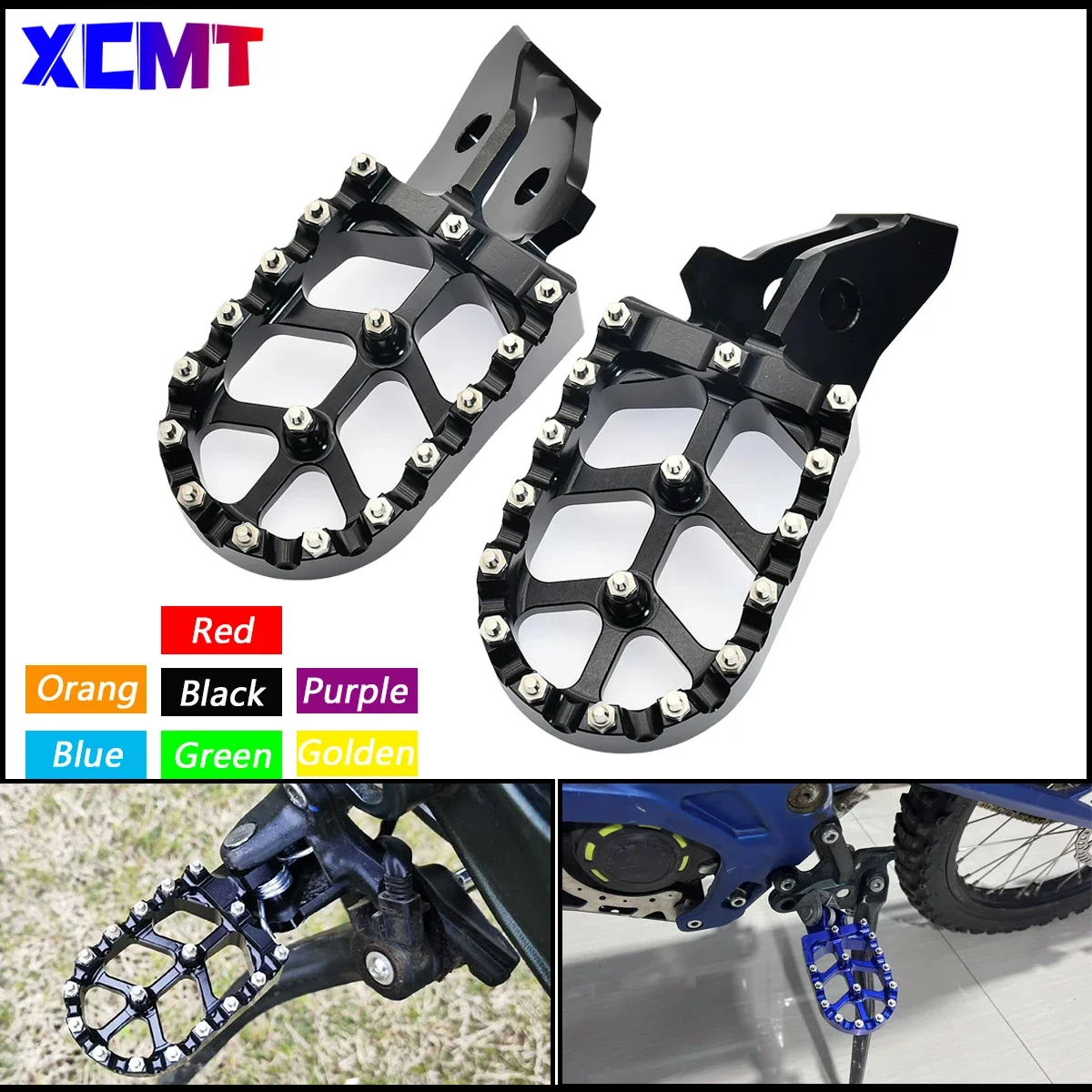 

CNC Aluminum Footrest Footpegs Foot Pegs Pedal For Surron Ultrabee Ultra Bee SUR RON Off-Road Electric Vehicle Dirt Bike Parts