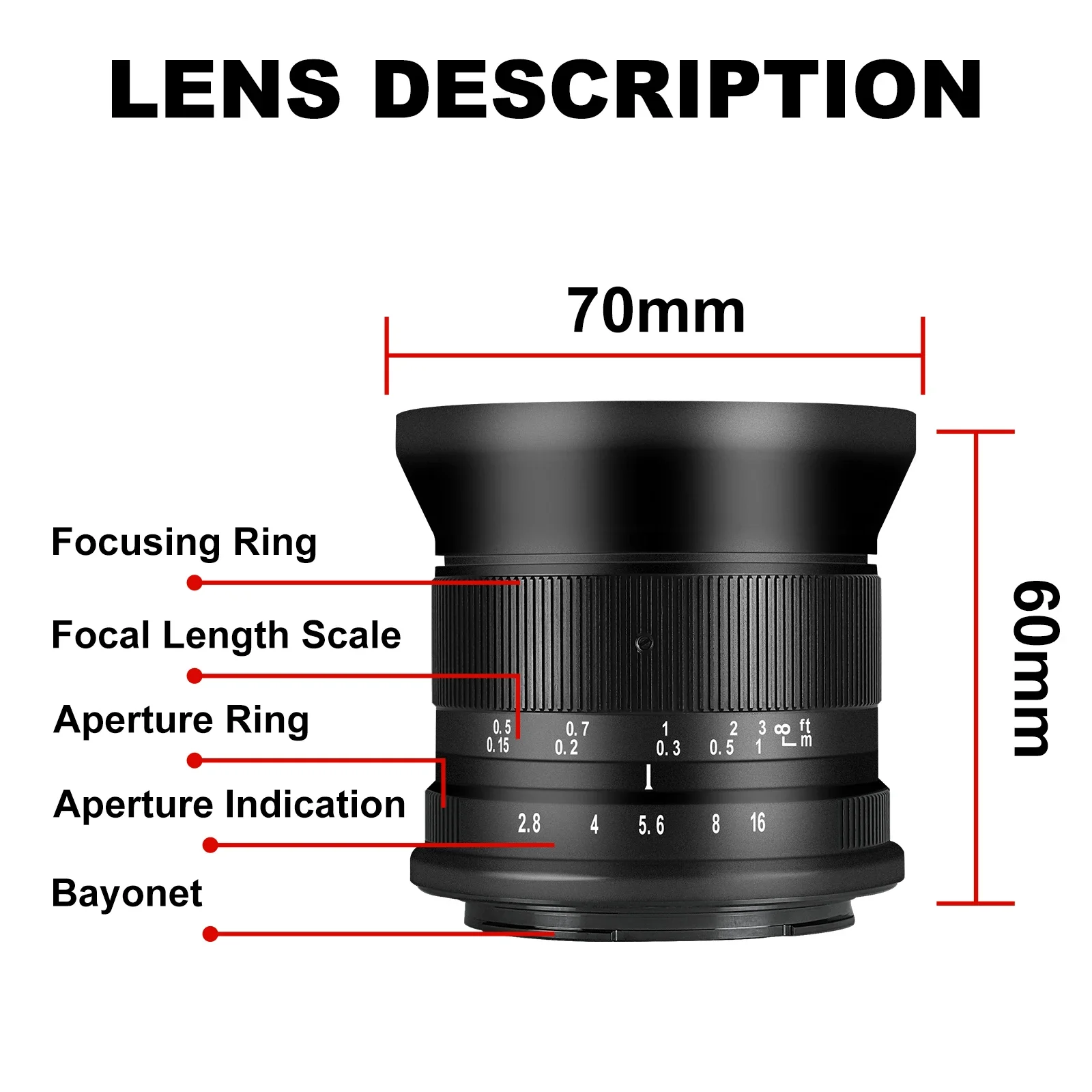 7artisans 12mm F2.8 Mark II MF APS-C Ultra Wide Angle Prime Lens For Sony E ZVE10 Fuji XF Canon EOS-M Canon RF Nikon Z Micro 4/3