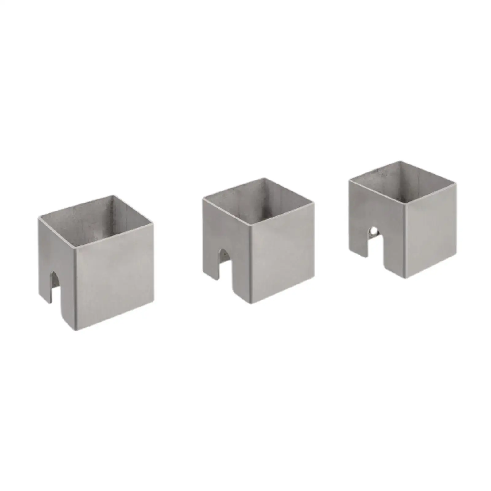 3 Pieces Universal Fire Plates Spacers, Sturdy Portable Stable Stainless Steel Spacer for Grill Plate,Backyard, Garden Patio