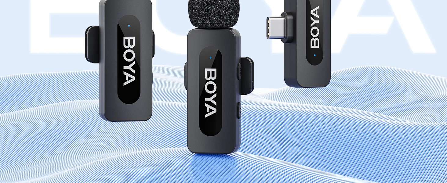 BOYA BY-V Neue/Alte Serie Drahtloses Lavaliermikrofon für iPhone 15-16, iPad, Android-Smartphone, Live-Übertragung, Aufnahme, Interview – Detail 14