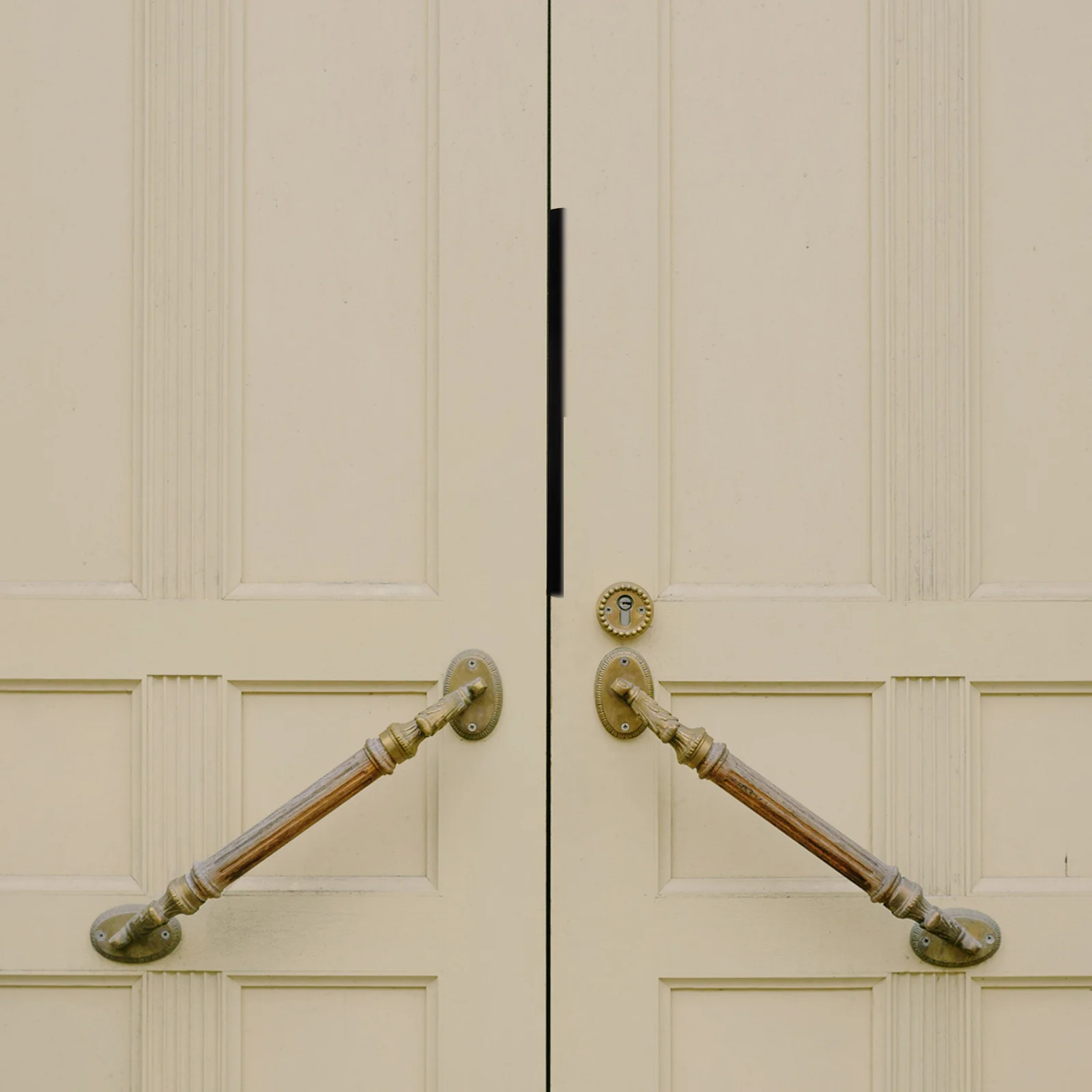 

1pcs Latch Protector Plate Stainless Steel Outswing For Door Reinforcement Outswing Door Latch Protector