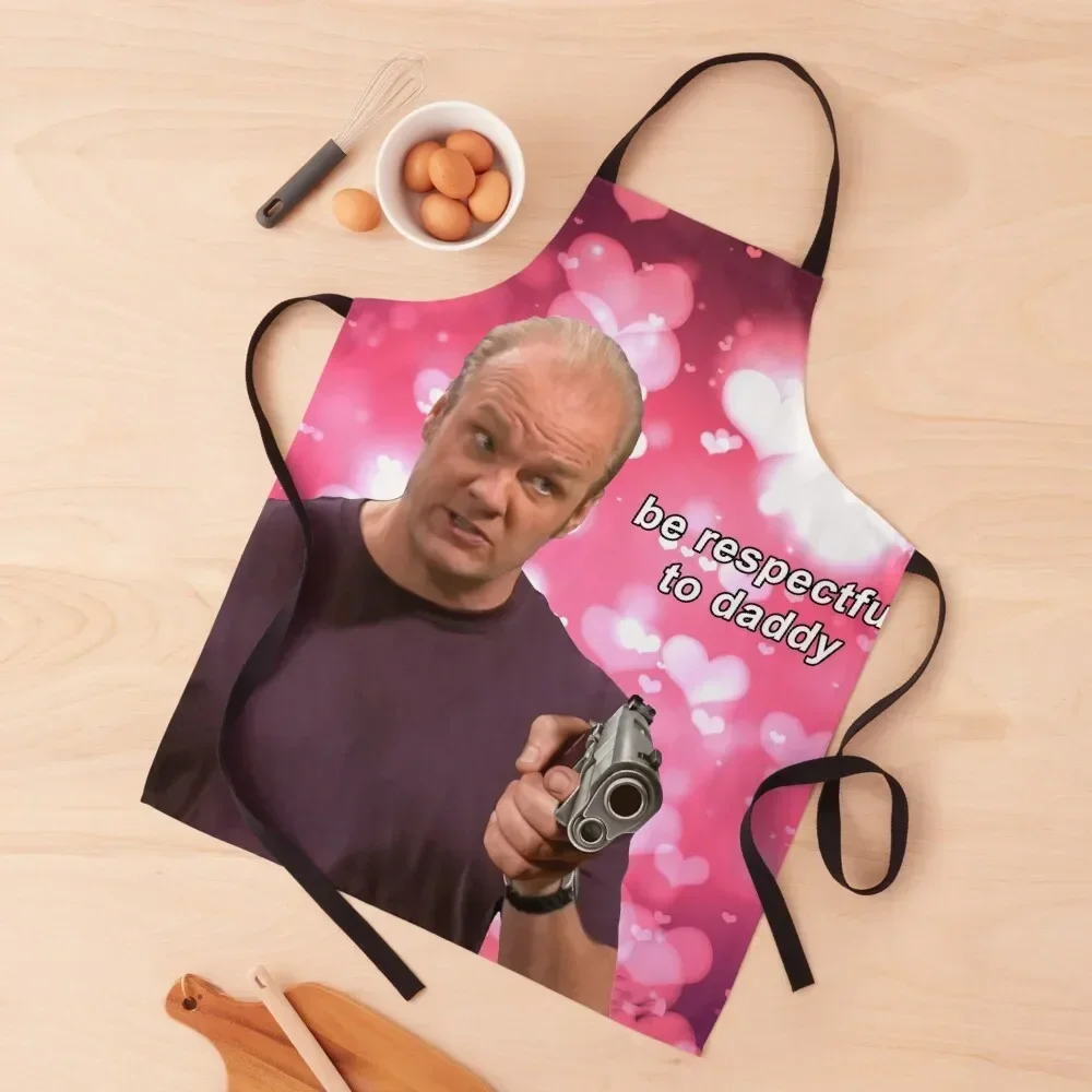 Daddy Duncan Be Respectful to Daddy Meme Iemdnoa Apron Kitchen Tools Chef Uniform Women Kitchen Tools Accessories Apron