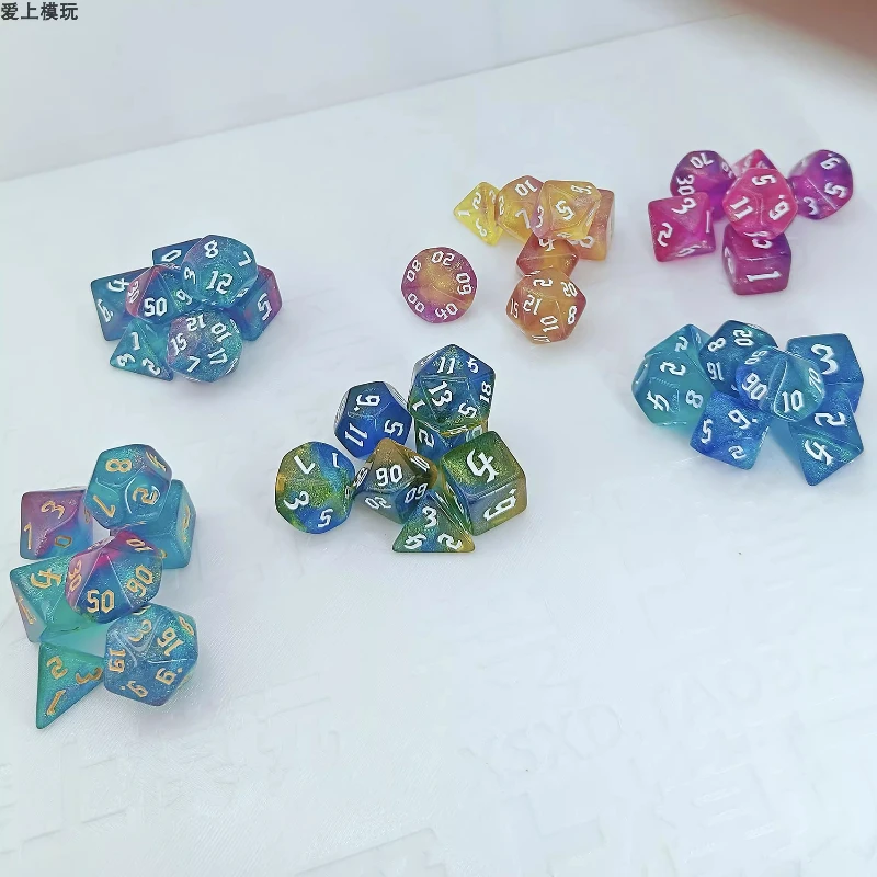 Crystal  running dnd Cthulhu COC running TRPG sieve multi-sided 20-sided Symphony dice