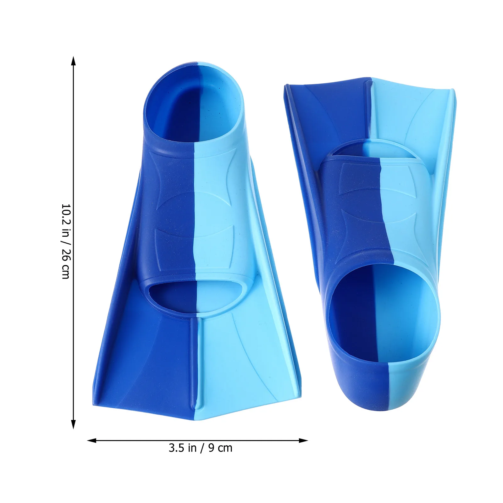 

Diving Fins Snorkeling Flippers Open Heel Training Equipment Black Child Premium Silicone Durable Hydromechanical Fit Different