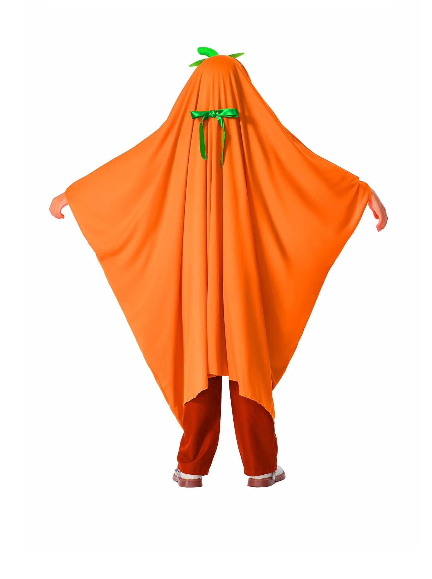 Kostüm für Kinder, Halloween-Geisterkostüm, weicher, lockerer Kapuzenmantel, süßer Kürbis, schwarze Katze, Geisterumhang, lustiges, gruseliges Party-Cosplay-Outfit 2026 – Detail 5